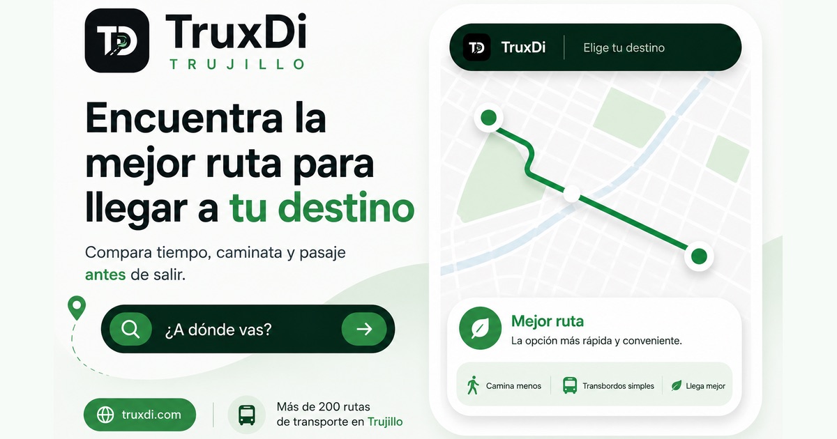 Rutas de micros y combis en Trujillo: paraderos y pasajes | Truxdi